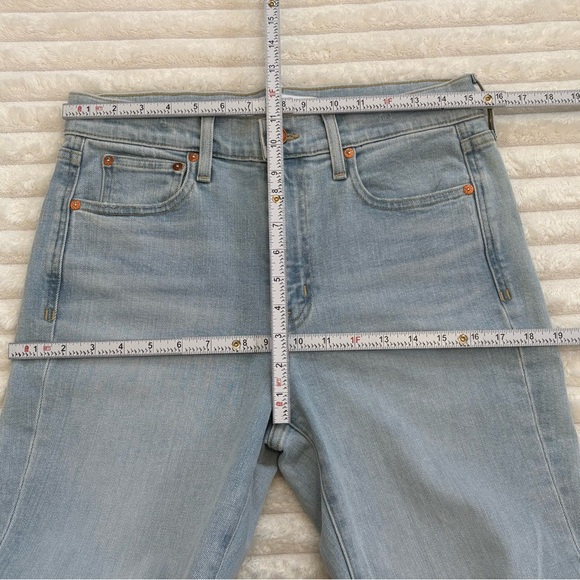AYR The Sugar Jeans Straight Leg High Rise Light Wash Size 30 - Picture 9 of 10